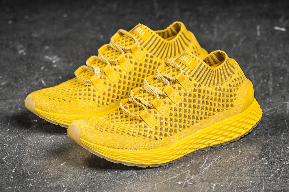 NOBULL Tenisice Muške - Nobull Lemon Drop Knit Žute (574109-VTX)